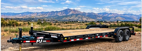 Car hauler trailer