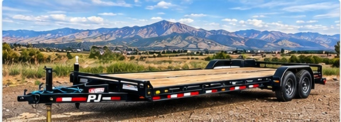 Trailer rentals Fresno CA car hauler